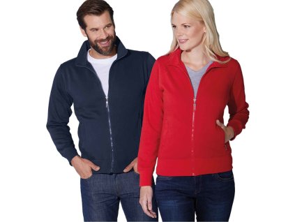 Kvalitní 3 vrstvá mikina se stojáčkem 300 g/m (Barva černá, Velikost 3XL)