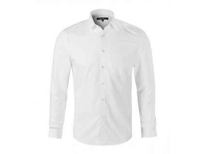 Pánská slim fit košile Dynamic Malfini Premium s dlouhým rukávem, 60% bavny (Barva bílá, Velikost XXL)