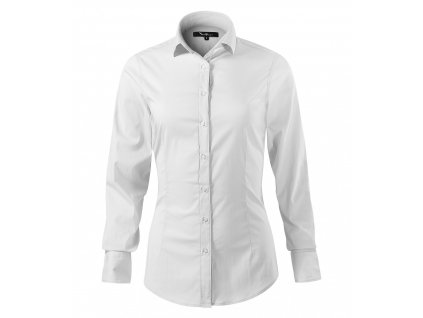 Jemně strečová slim fit košile Dynamic Malfini Premium s dlouhým rukávem, 73% bavny