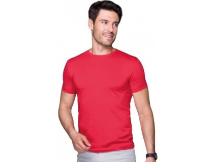 Exkluzivní pánské slim fit tričko s elastanem (Barva bílá, Velikost XXL)