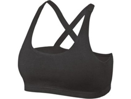Dvouvrstvý sportovní top Only se zkříženými pásky (Velikost S, Barva černá)