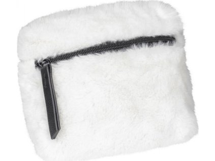 Mini ledvinka Teddy Urban Classics s kožíškem (Velikost one size, Barva bílá)