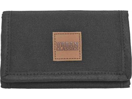 Trojdílná peněženka Urban Classics na karty i doklady (Velikost one size, Barva černá)