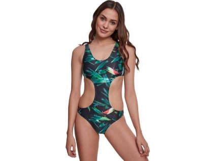 Jednodílné plavky monokiny Tropical Urban Classics (Velikost L, Barva havaj)