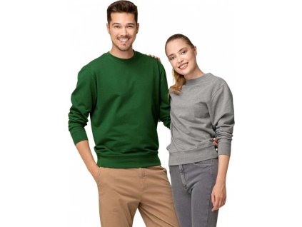 Lehká klasická unisex mikina přes hlavu Picollio (Barva bílá, Velikost XXL)