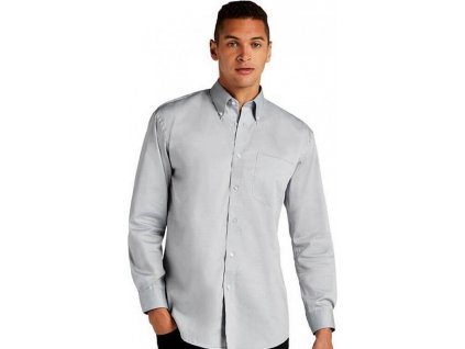 Pánská korporátní oxford košile s kapsičkou a dlouhým rukávem 85% bavlna