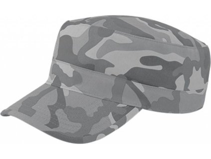 Nízká keprová kšiltovka kubánského stylu na suchý zip (Barva Field Camo)