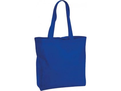 Pevná maxi taška z prémiové organické bavlny (Barva černá, Velikost 35 x 39 x 13,5 cm)