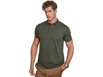 Luxusní pánské strečové piqué polo na tělo Tee Jays 215 g/m (Velikost S, Barva černá)
