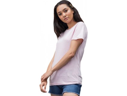 Melírové unisex tričko v pastelových barvách Just Ts 160 g/m (Barva modrá, Velikost L)