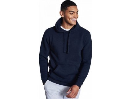 Vysokogramážová unisex mikina klokanka Just Hoods s kapucí 330 g/m (Velikost XS, Barva bílá)