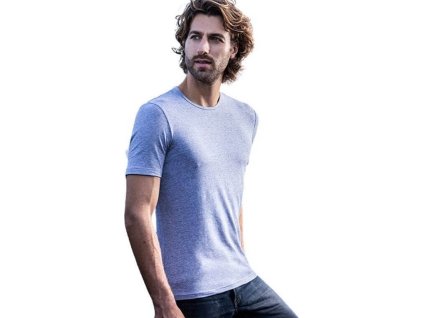 Pánské měkké slim-fit triko na tělo Promodoro 5% elastan 180 g/m (Barva černá, Velikost L)