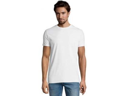 Pánské vypasované slim-fit tričko Millenium 5% elastan 190 g/m (Barva černá, Velikost 3XL)