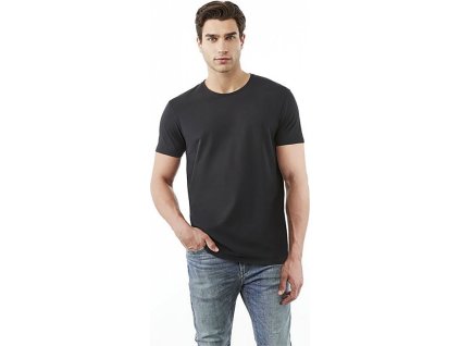 Pánské strečové tričko Balfour z organické bavlny s příměsí elastanu 200 g/m (Barva černá, Velikost 3XL)