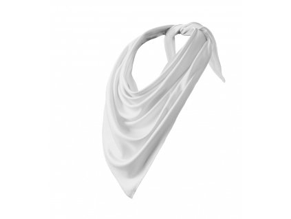 Pružný šátek ve tvaru trojúhelníku z polyesteru 65 x 65 x 92 cm