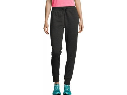 Dámské slim fit tepláky Jake na běhání s elastickým pasem (Barva černá, Velikost L)