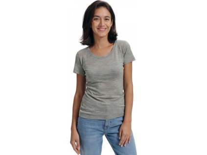 Merino vlna extra jemné dámské tričko Rise 190 g/m (Barva černá, Velikost XXL)