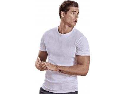 Vysokogramážové pevné pánské slim-fit triko Interlock 220 g/m