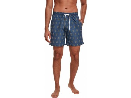 Šortky plavky s ananasovým vzorem Urban Classics Urban Classics