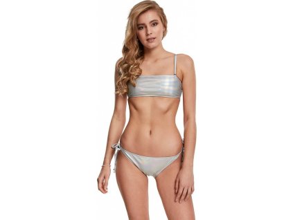 Třpytivé bandeau bikiny Urban Classics Urban Classics