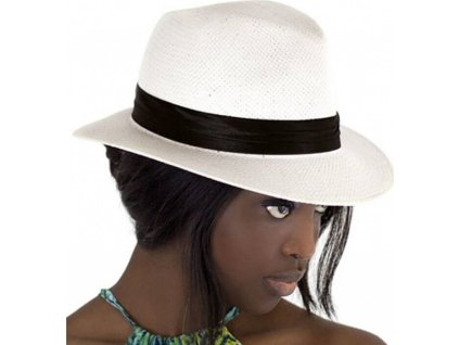 Nebarvený klobouk Cortez z viskózy Atlantis