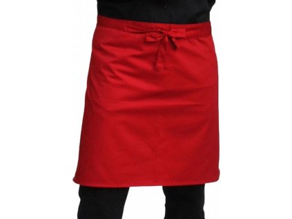 Pekařská lehčí zástěra délka pod kolena 240 g/m (Velikost 90 x 50 cm, Barva černá)