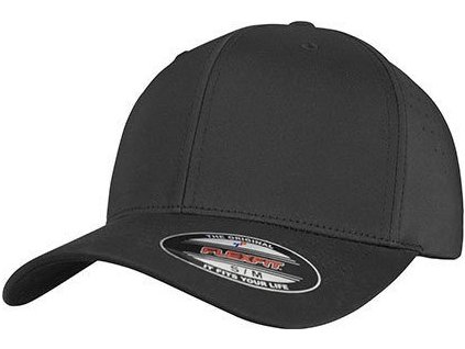 Perforovaná kšiltovka Flexfit s elastanem Flexfit černá