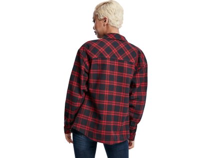 Dámská kostičkovaná oversize košile Urban Classics