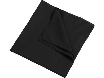 Univerzální lehký nákrčník bandana (Barva černá, Velikost 50 x 50 cm)
