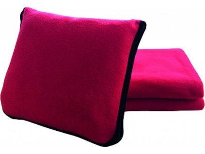 Deka a polštářek 2v1 s antipillingovým nátěrem 175 x 120 cm (Velikost 175 x 120 cm, Barva šedá)