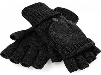 Pletené rukavice s krátkými prsty
