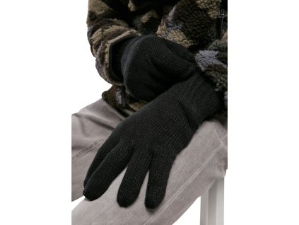 Pletené rukavice Urban Classics s podšívkou 3M (Barva černá, Velikost L)
