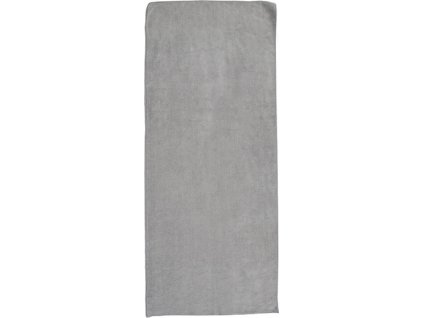 Yoga ručník z mikrovlákna s neklouzavým povrchem 175 x 65 cm, 300 g/m (Barva šedá, Velikost 175 x 65 cm)