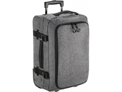 Kabinový kufr na kolečkách se dvěma hlavními oddíly 40 l (Barva černá, Velikost 35 x 54 x 30 cm)