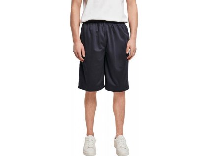 Volné pánské šortky ke kolenům 100 % polyester mikromesh (Barva černá, Velikost 3XL)