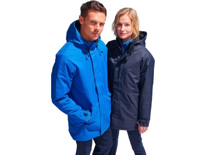 Unisex větrovka Sol's Robyn s polstrovanou podšívkou (Barva černá, Velikost 3XL)