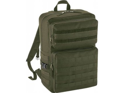 Outdoor batoh Molle Tactical s vnitřní protiskluzovou kapsou (Barva černá, Velikost 30 x 45 x 22 cm)