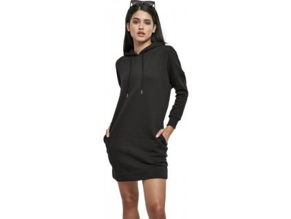Oversize šaty Urban Classics z příjemné organické froté tkaniny (Barva černá, Velikost 3XL)
