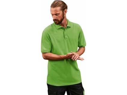Pánská pracovní polokošile z organické bavlny James and NIcholson (Barva modrá blankytná, Velikost 3XL)