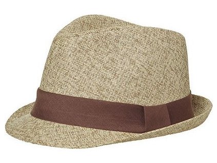 Polstrovaný klobouk ve Street stylu s páskou na potisk či výšivku (Velikost S/M (56 cm), Barva černá - šedá světlá)