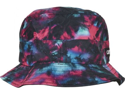 Oboustranný odolný klobouček s batikovaným vzorem (Velikost one size, Barva černá - mc)