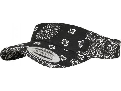 Prohnutý kšilt Flexfit s bandana vzorem a gumovým páskem