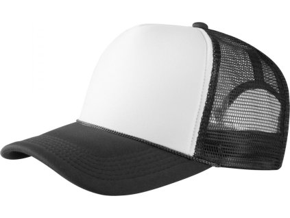Baseballová kšiltovka Trucker s vysokým profilem a dekorativní šňůrkou (Barva black, Velikost univerzální)