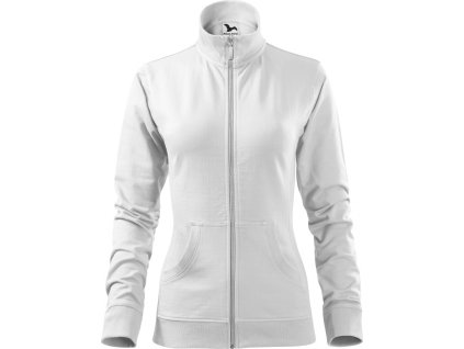 Dámská mikina Viva se stojáčkem, bavlna s příměsí elastanu (Velikost XS, Barva červená marlboro)