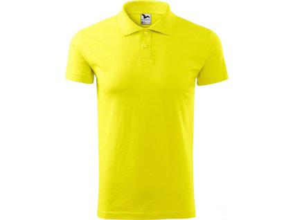 Žlutá polokošile Single Jersey Malfini s krátkým rukávem (2. jakost) (Barva zelená jablková, Velikost S)