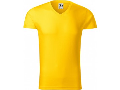Pánské tričko slim fit do véčka (2. jakost)