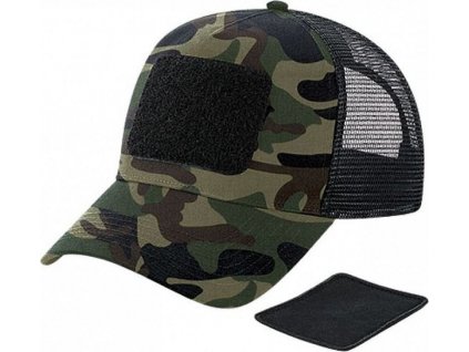 Snapback Trucker kšiltovka s odnímatelným panelem na výšivku