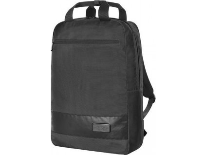 Moderní batoh Stage na notebook s kontrastními pruhy Halfar černá