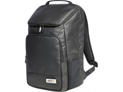 Koženkový batoh Space na notebook s bočním zipem Halfar černá