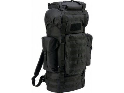 Taktický bojový batoh Molle s polstrovanými popruhy, 65 litrů (Barva černá, Velikost one size)